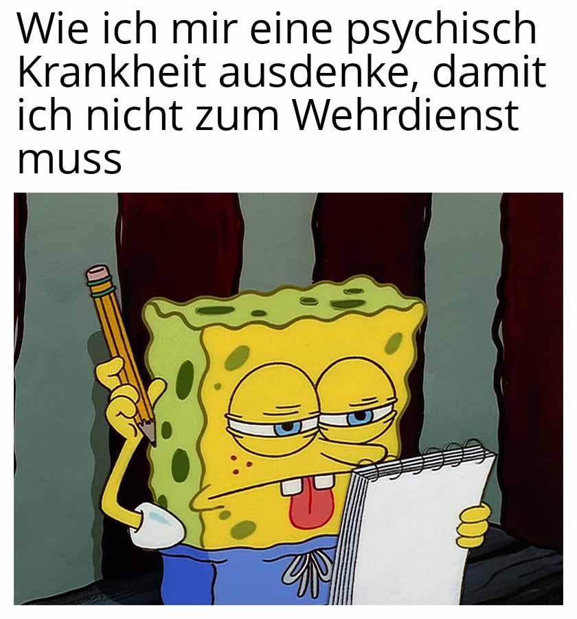 Paranoid Schizophren kommt immer gut