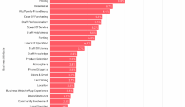 Analyzed 1 million Google reviews of small businesses to find the most mentioned attributes [OC]