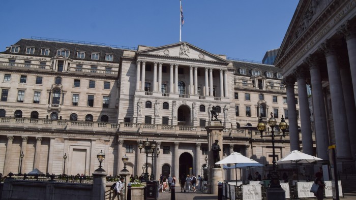View of the Bank of England