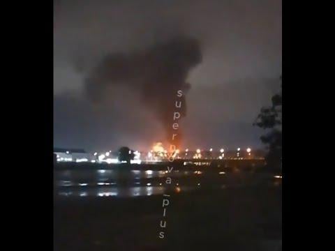Ukrainian Drones Hit Two Big Oil Depots! Refinery Hit in Kstovo and Adler Oil Depot in Sochi!