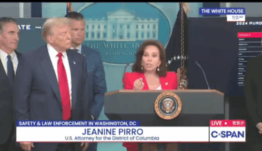 Real quote from Judge Jeanine Pirro (8/11/25): "We can't touch anyone if they're 14, 15, 16, 17 years old. That changes today." Finally, Trump can touch teenagers and it's allowed.