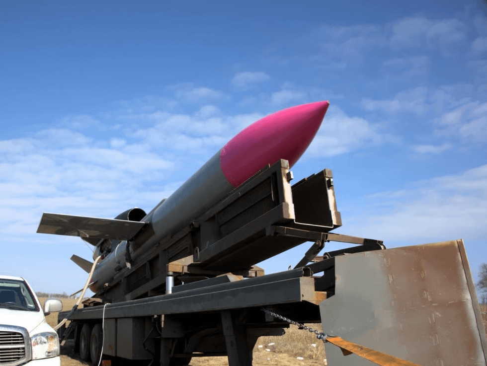 Flamingo, the long-range cruise missile that can carry a 1,150 kilogram warhead and fly into Russia for 3,000 kilometers. Now produced locally in Ukraine at large scale.