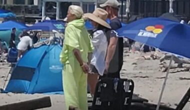 Harry and Meghan papped at the beach