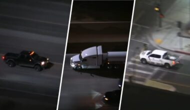 Carjackers steal 3 vehicles, including big rig, during pursuit – NBC Los Angeles