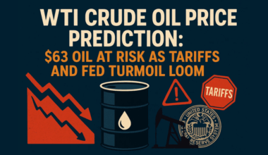 WTI Crude Oil Price Prediction: $63 Oil at Risk as Tariffs and Fed Turmoil Loom