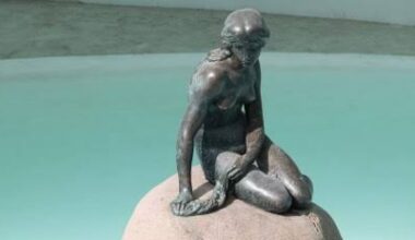 Controversial Big Mermaid Statue Removed In Denmark