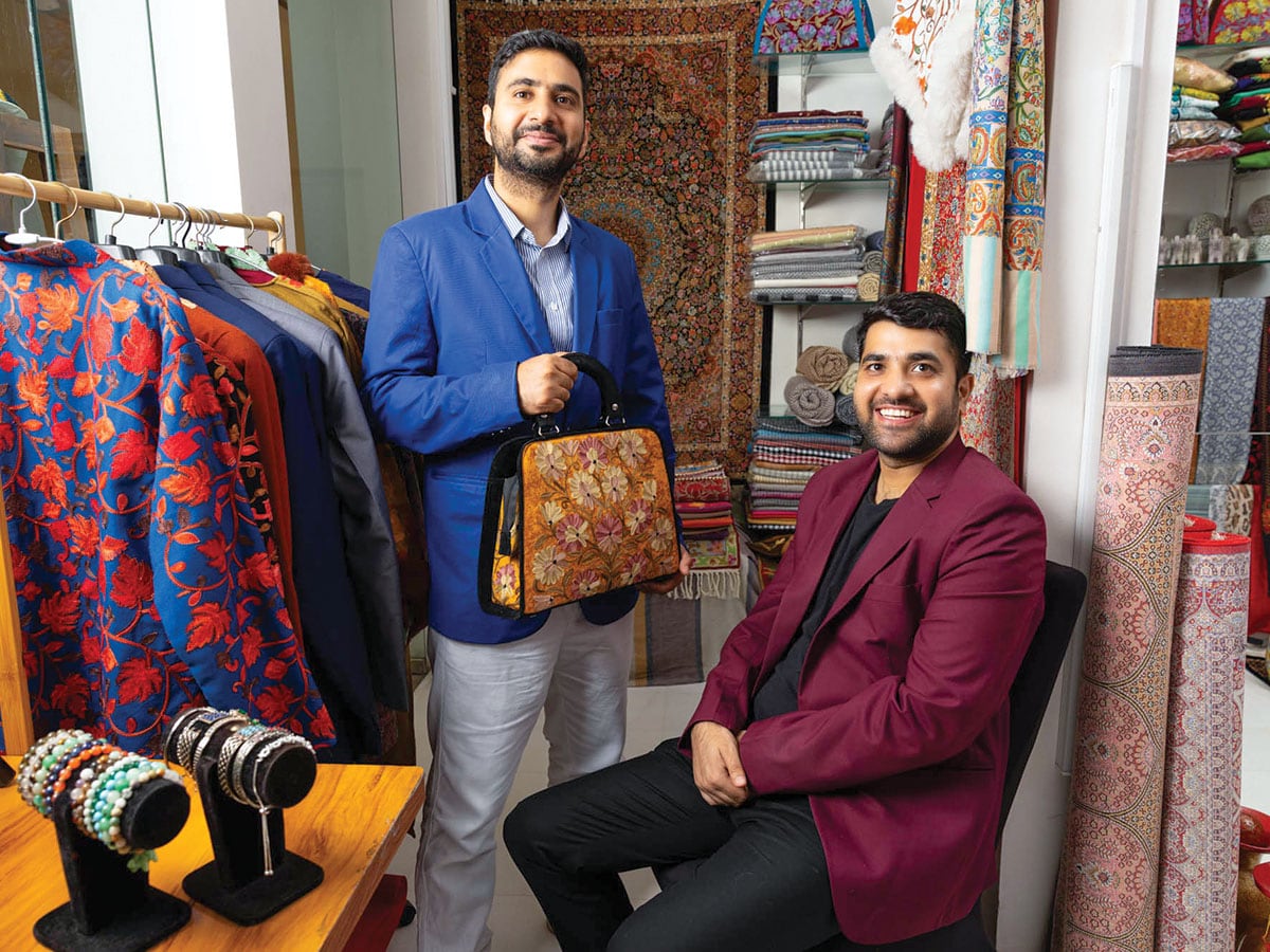 Sheikh Samiullah (right) and Abid Rashid Lone, co-founders, FastBeetle, a logistics tech platform headquartered in Srinagar, Jammu & Kashmir
Image: Madhu Kapparath