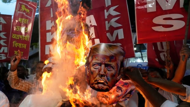 Trump's tariff threats inspire an 'Elbows Up' movement in India — minus the hockey