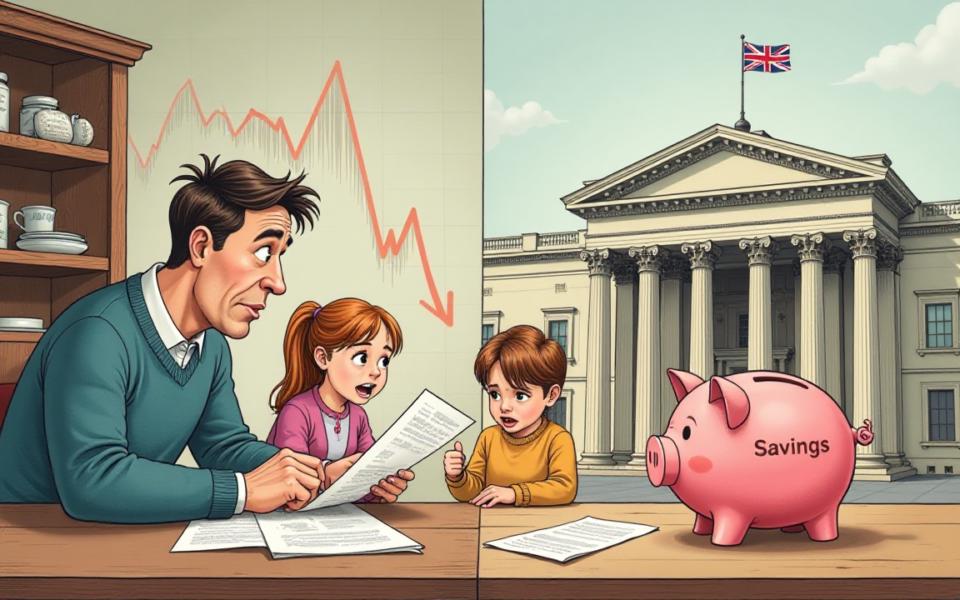 Despite four BOE rate cuts since July 2024, UK households are £11B worse off as savings fall and mortgage relief lags.