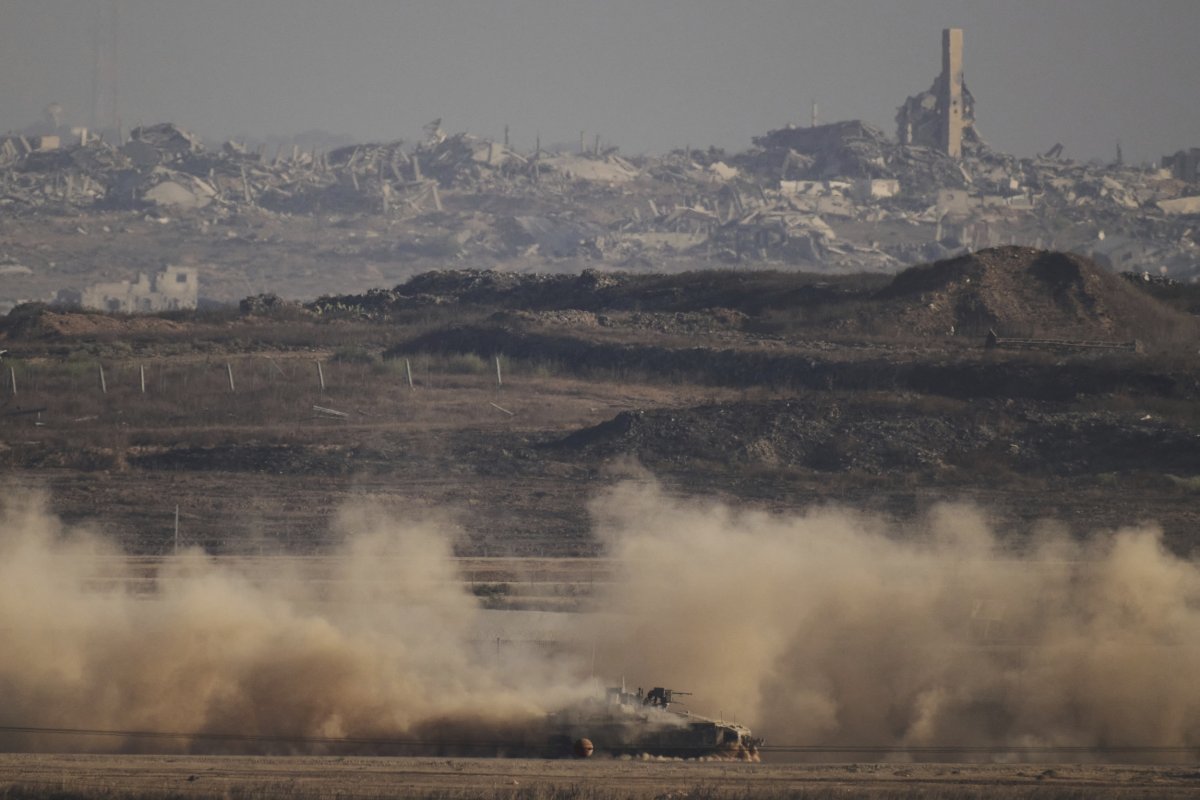 Israel APC in Gaza
