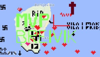 Wplace.live is a website that lets you place one pixel of paint every 30s on a world map. This is the current state of Utøya.