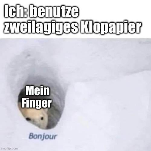 Schulklopapier immer
