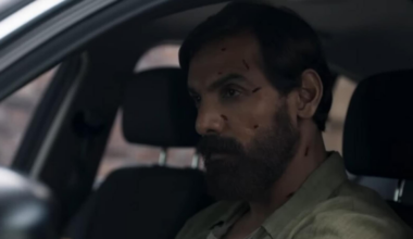 John Abraham in a still from 'Tehran' trailer.