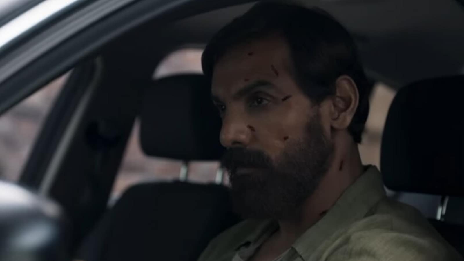 John Abraham in a still from 'Tehran' trailer.