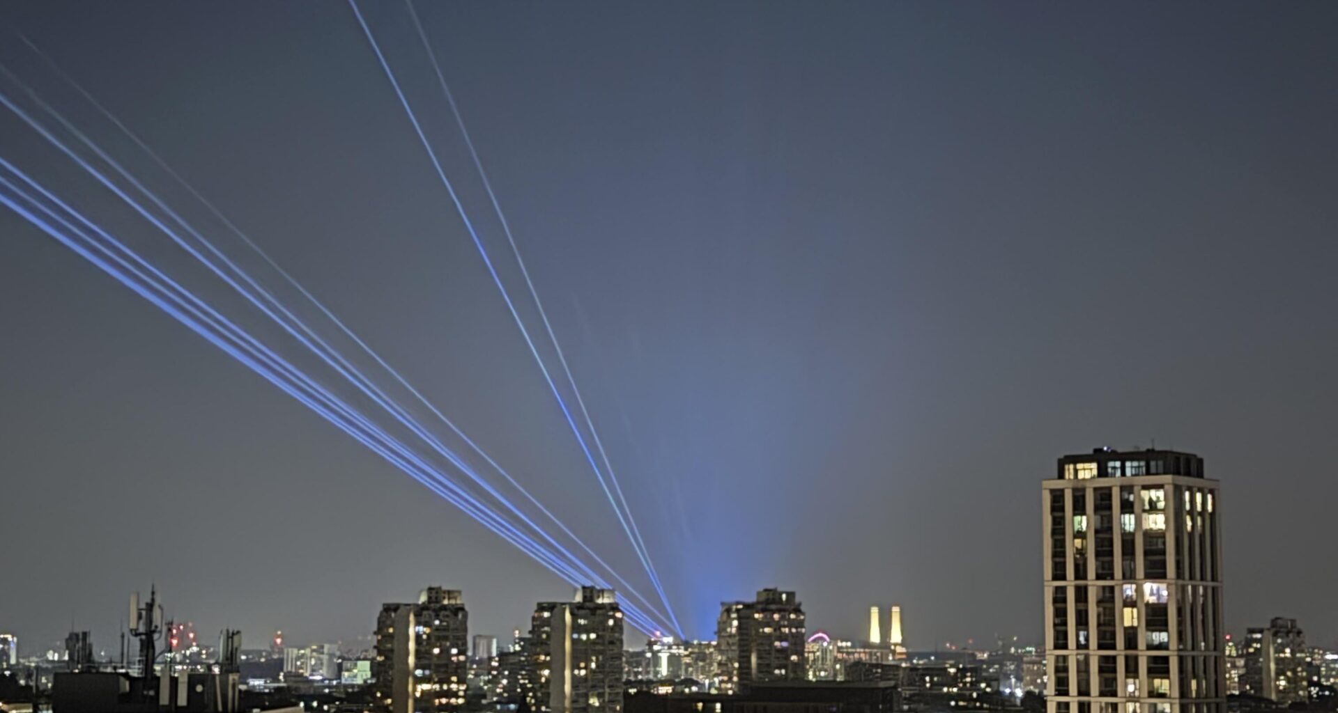 What’s this light show?