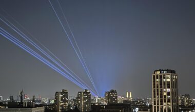 What’s this light show?