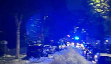 Burst mains pipe flooding Canonbury street N1