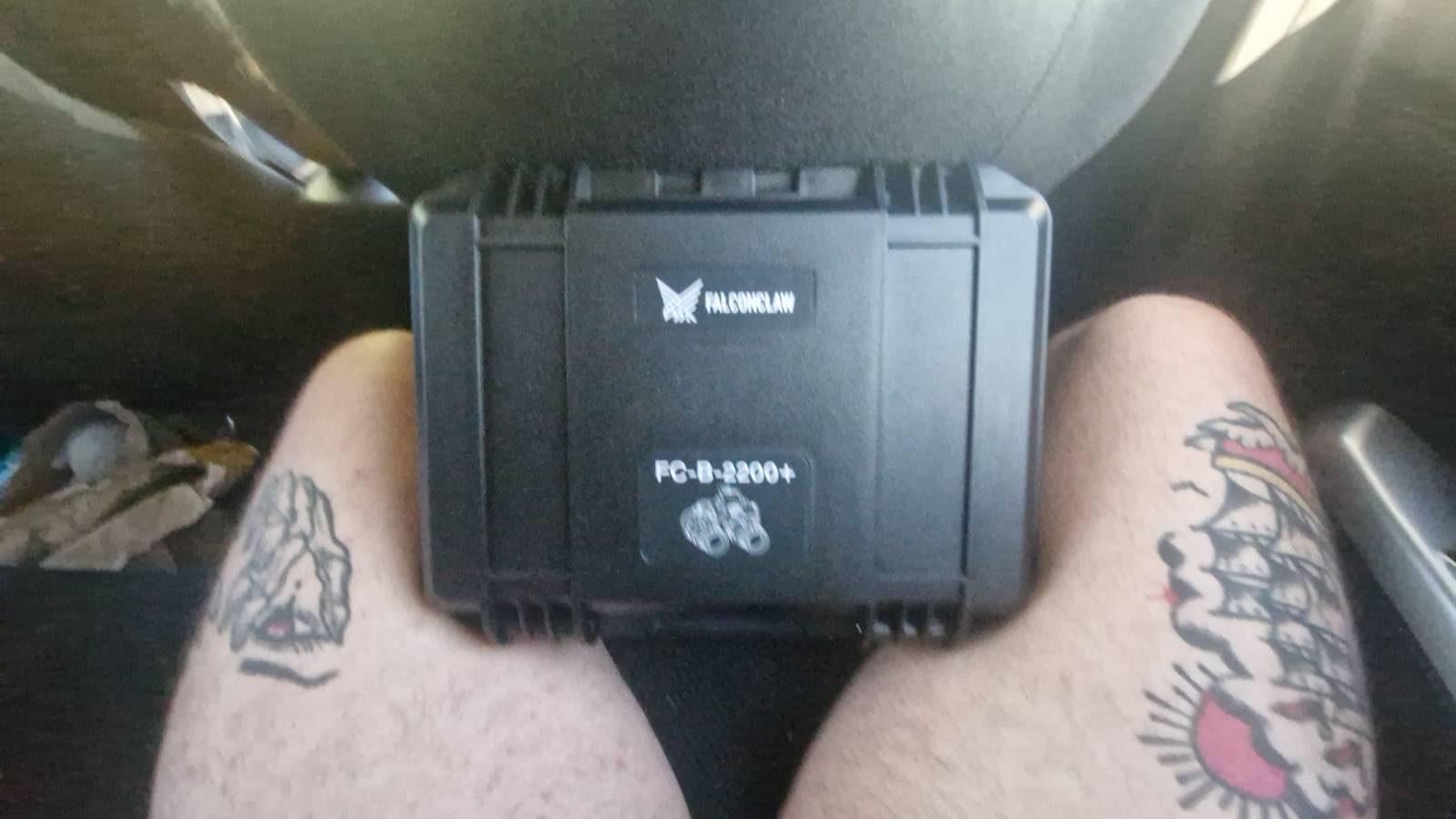 I asked for a photo of the NVG we provided to an assault team. I failed to say that he should 1. take the NVG out of the case and 2. wear pants (he has shorts though). This assault team in Pokrovsk now has one NVG but we are hoping for a 2nd. That gives us another shot at a decent photo.