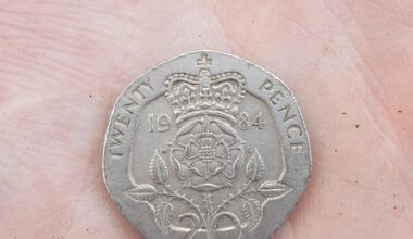 I just found a lucky 20p. The date on it scared me lol, given the current state of the UK