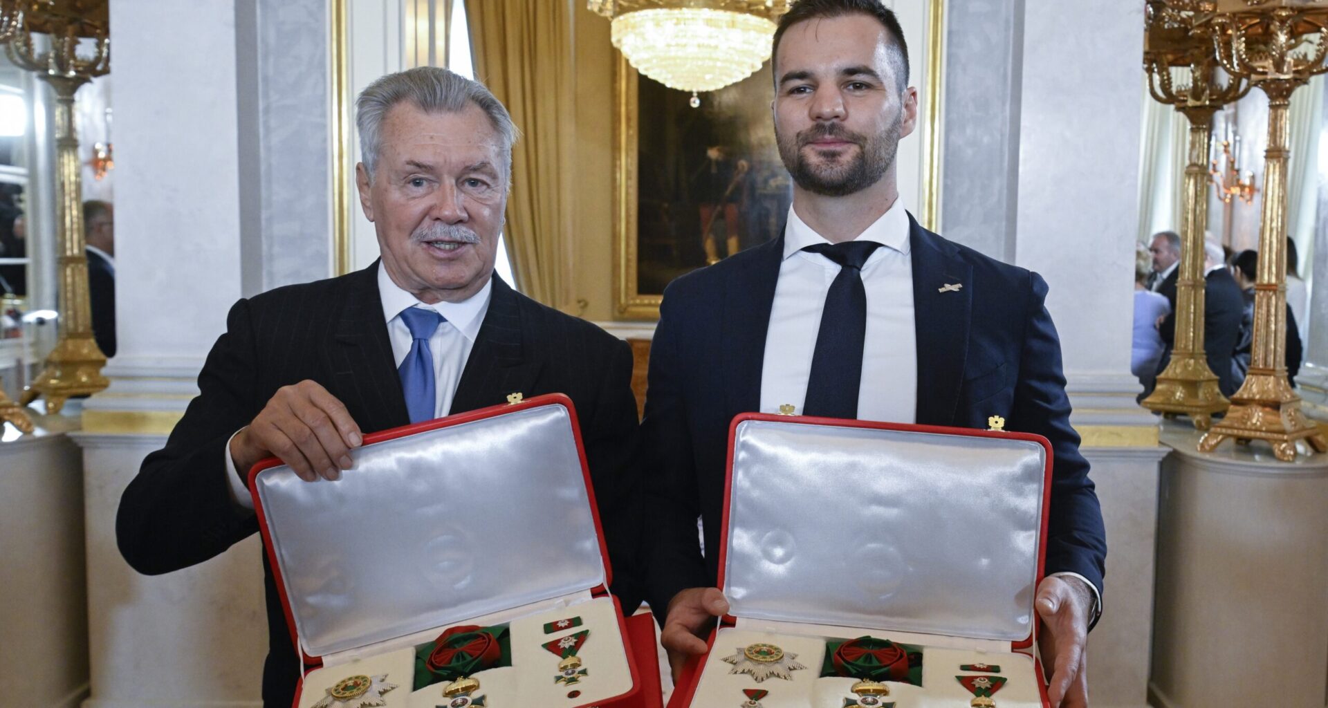 Hungary’s Highest State Honour Awarded to Astronauts Farkas and Kapu