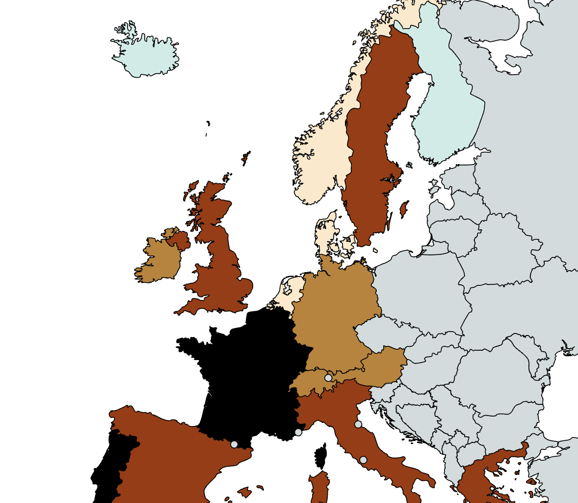 Average skin color in Western Europe based on 2025 data (that I will not share)