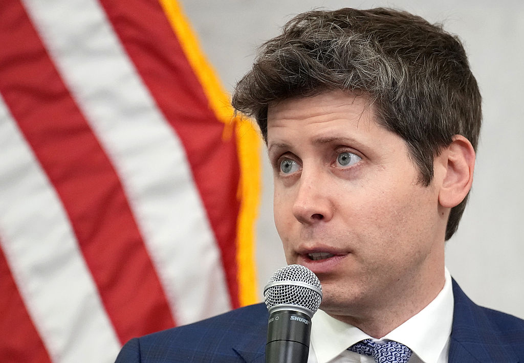 Sam Altman at the Integrated Review of the Capital Framework for Large Banks Conference at the Federal Reserve on July 22, 2025 in Washington, DC.