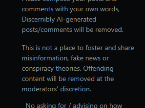 Why are the mods not enforcing this rule AT ALL??