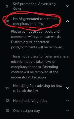 Why are the mods not enforcing this rule AT ALL??