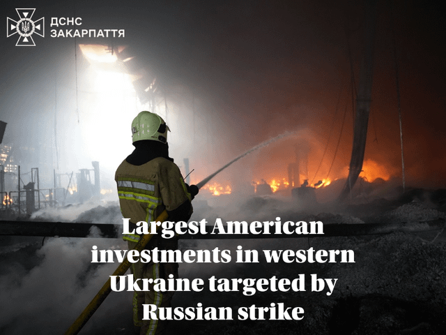 The AUDACITY is breathtaking! What is our response when Putin incinerated a US factory in Ukraine creating a 7,000-square-meter fire, hospitalizing 16 people, just days after meeting with President Trump. While the US talks about dialogue, Putin answers with CRUISE MISSILES.