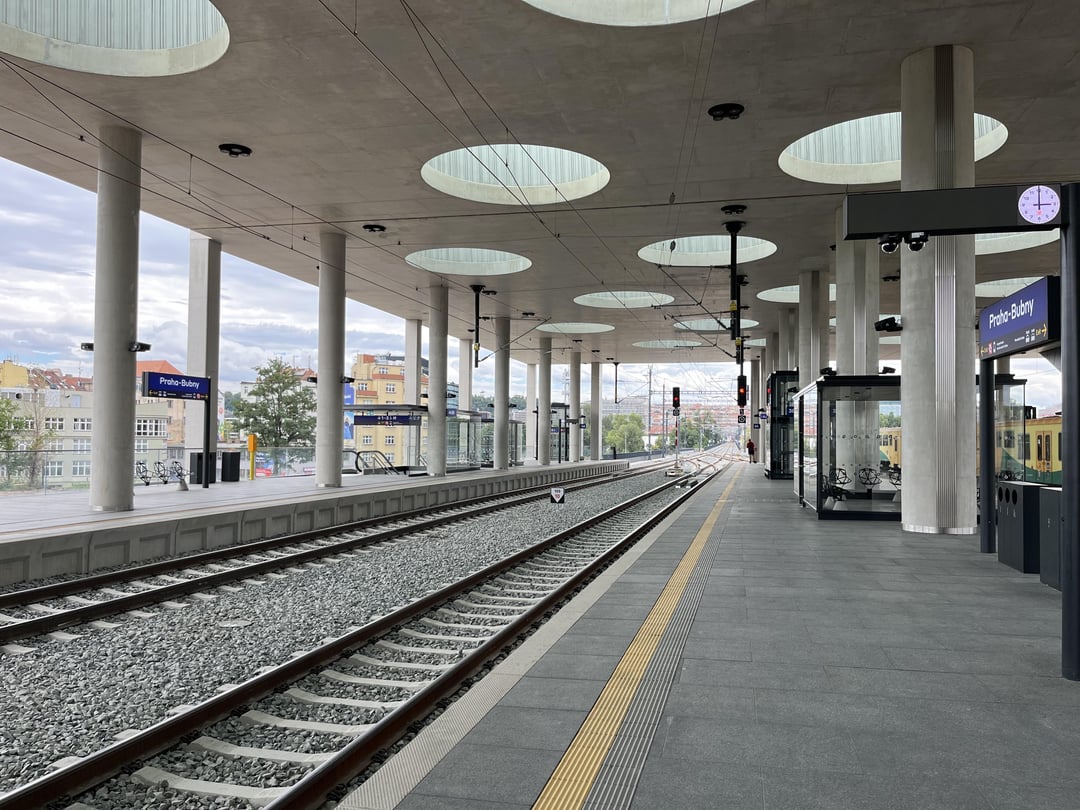 New Praha Bubny and Výstaviště stations just opened