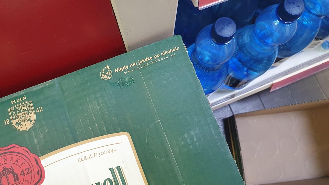 Porady pudełka piwa