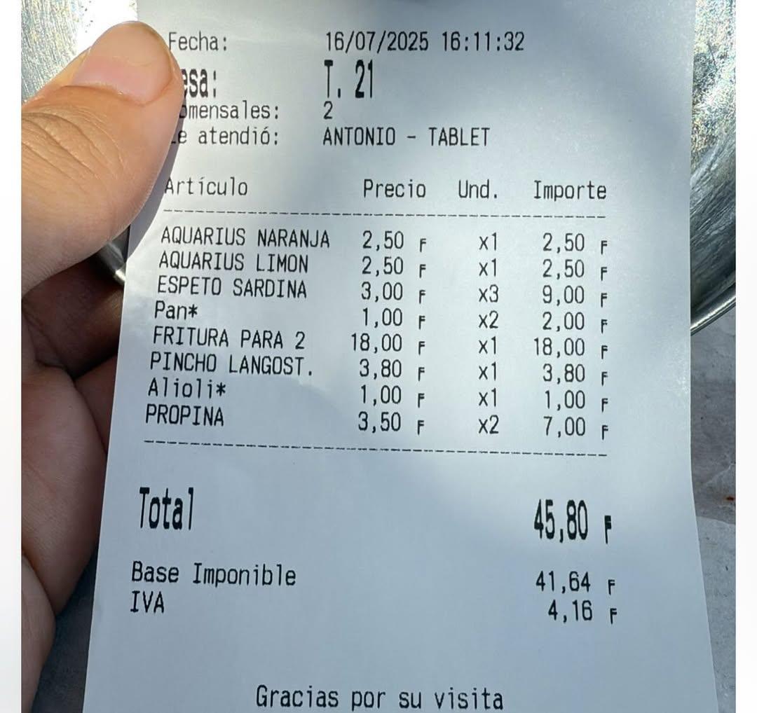 La propina obligatoria llega a España