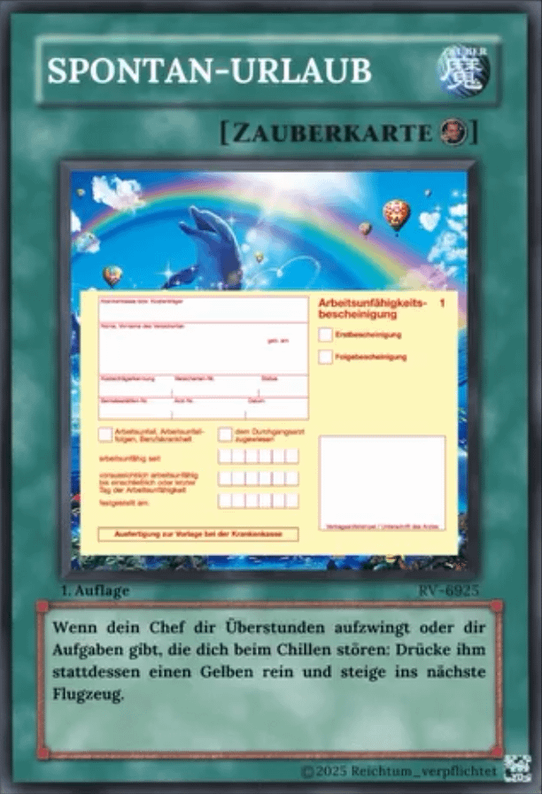 Erstmal den Dienstplan mit dem Doc besprochen