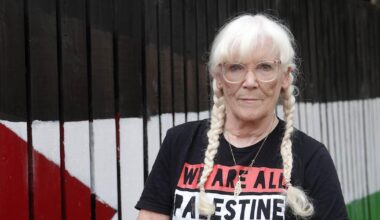 Palestine Action grandmother says she was arrested after speaking Irish