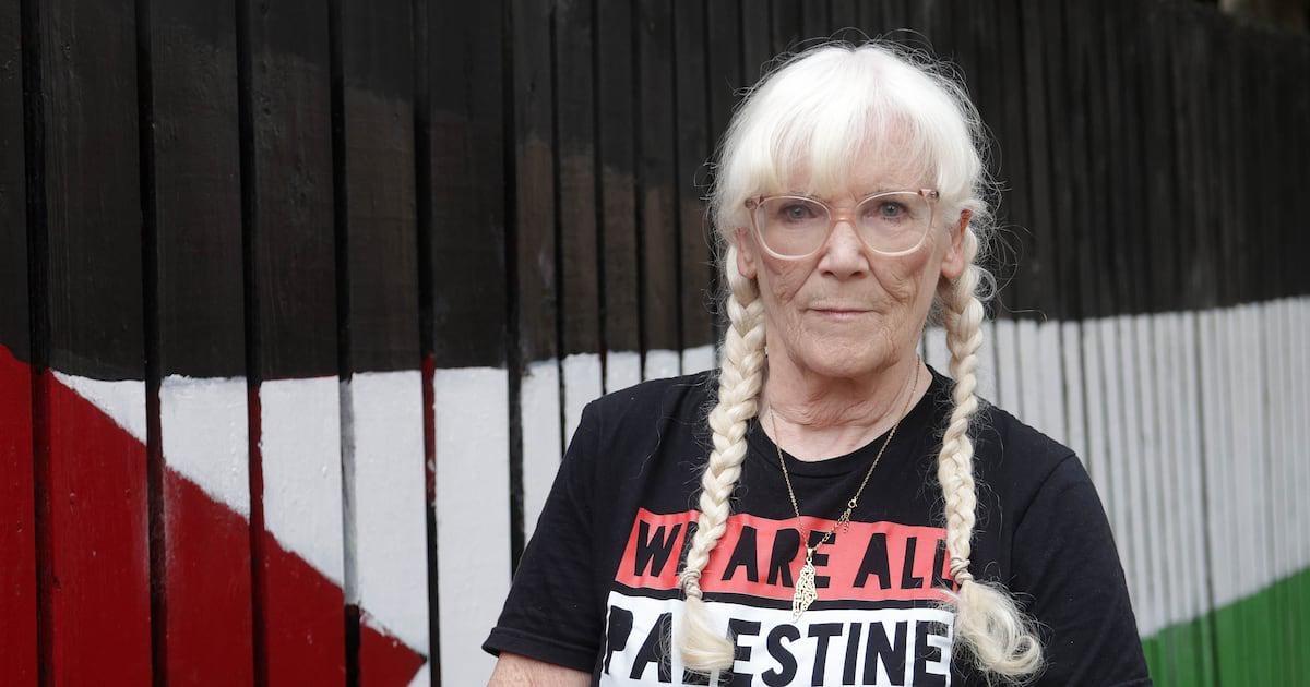 Palestine Action grandmother says she was arrested after speaking Irish