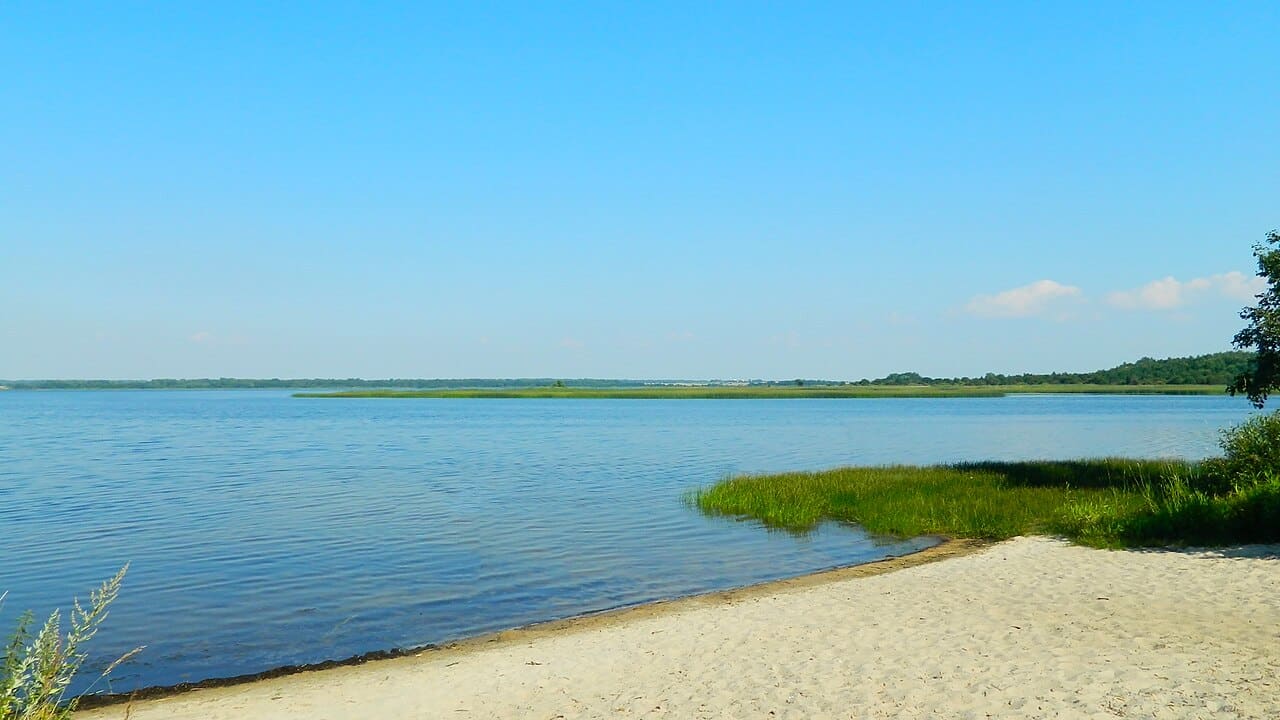 Lake Selyava where one of the oldest residential complexes ever found in Belarus