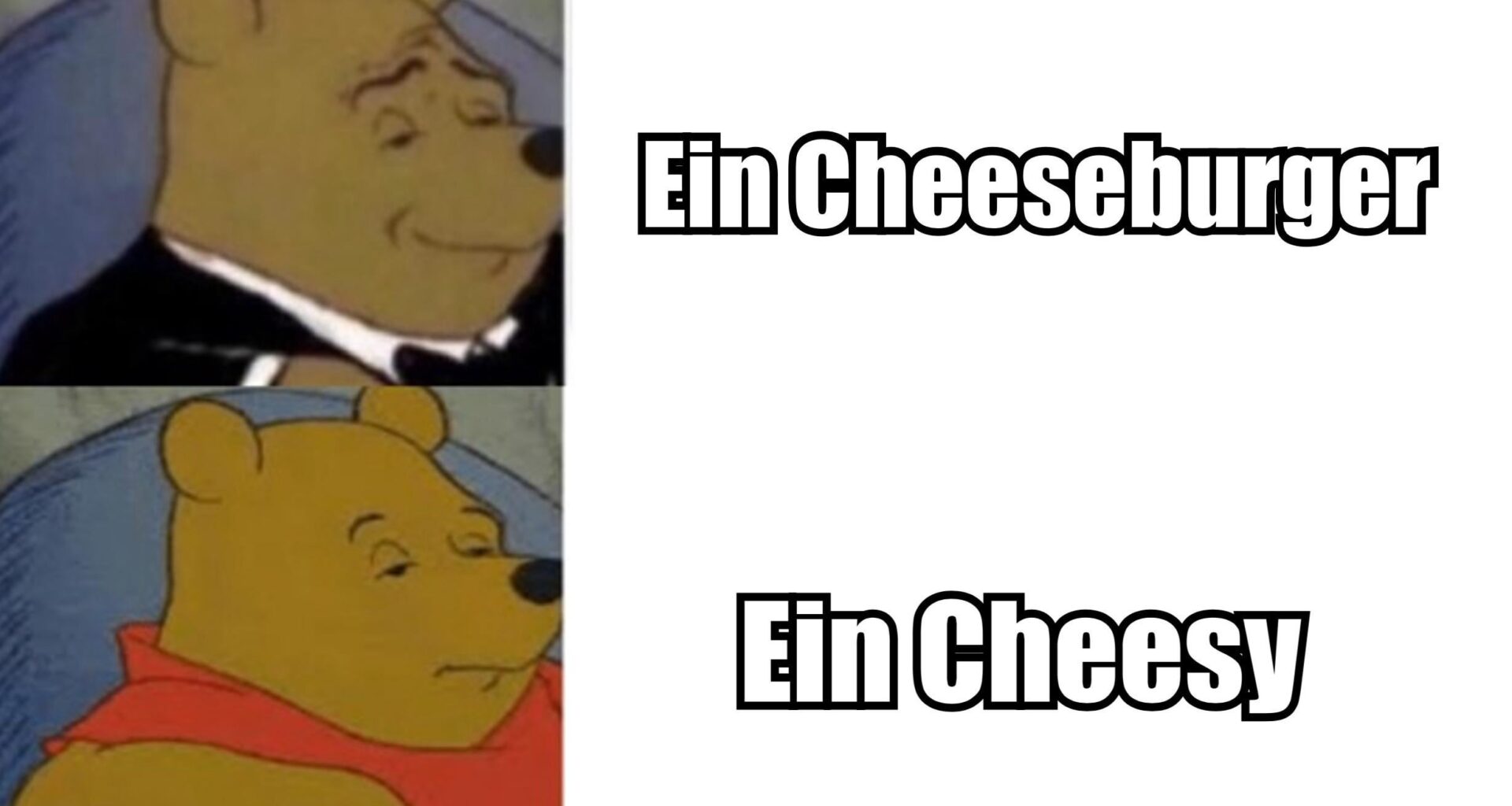 Was sagt ihr, um ein Analogkäsenrinderhackbrötchen zu bestellen ?