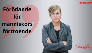 Människor kan inte längre lita på Sverige