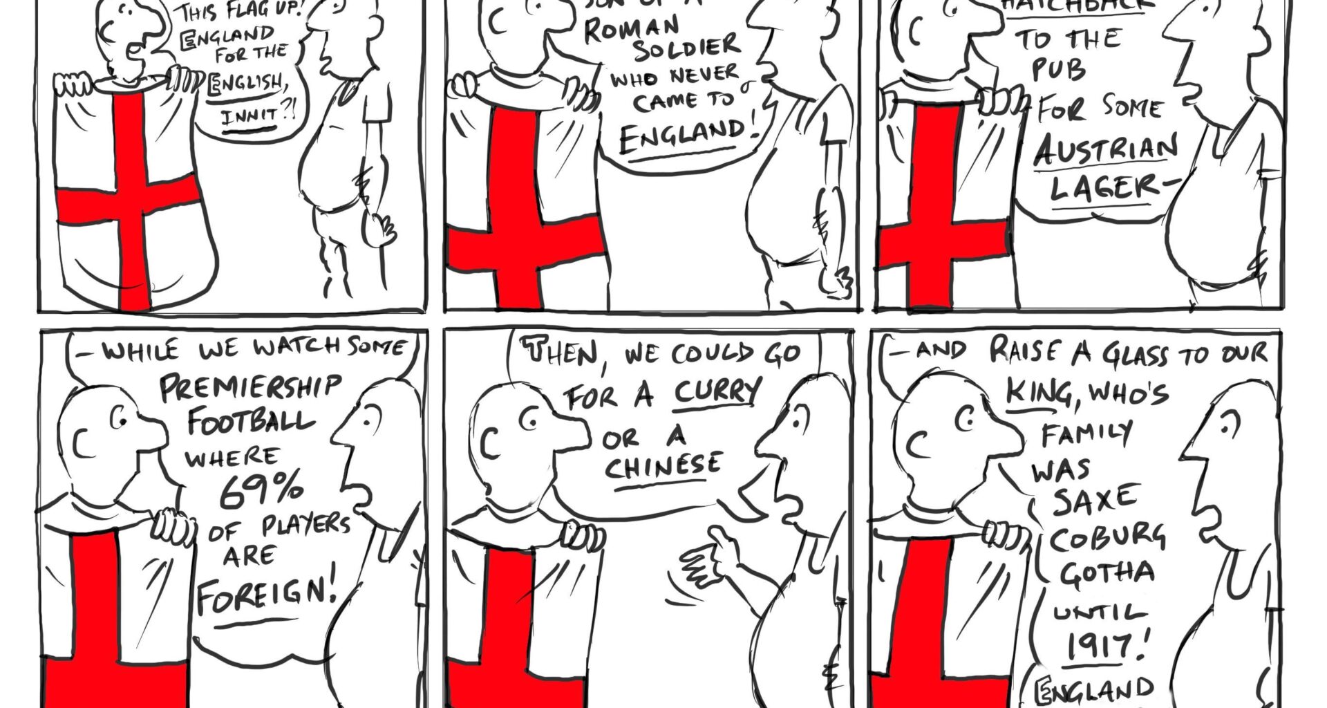 Flag shaggers…..