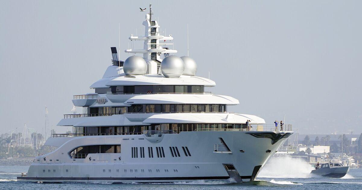 Seized Russian billionaire's superyacht worth $325m put up for auction with proceeds going to Ukraine