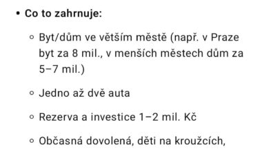 Je 15 milionů majetek pořád střední třída?