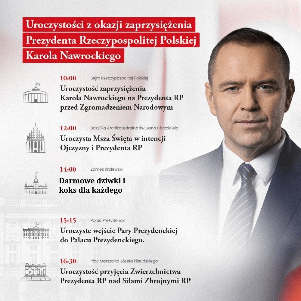 Sutener niezłe imprezy robi
