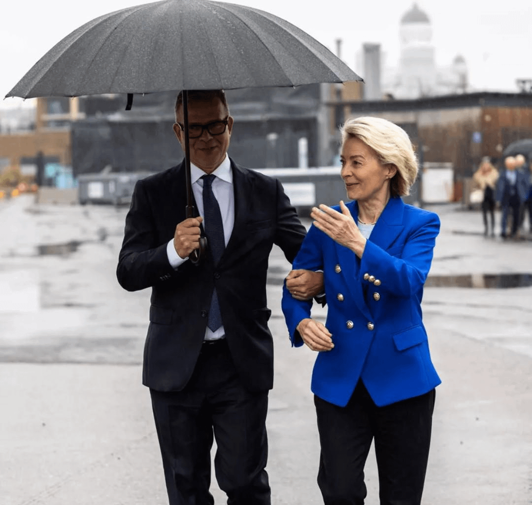 The prime minister of Finland being an absolute gentleman