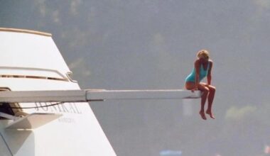 August 24, 1997 a week before her death. Princess Diana.