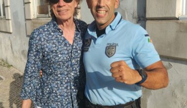 Mick Jagger spotted in Portugal