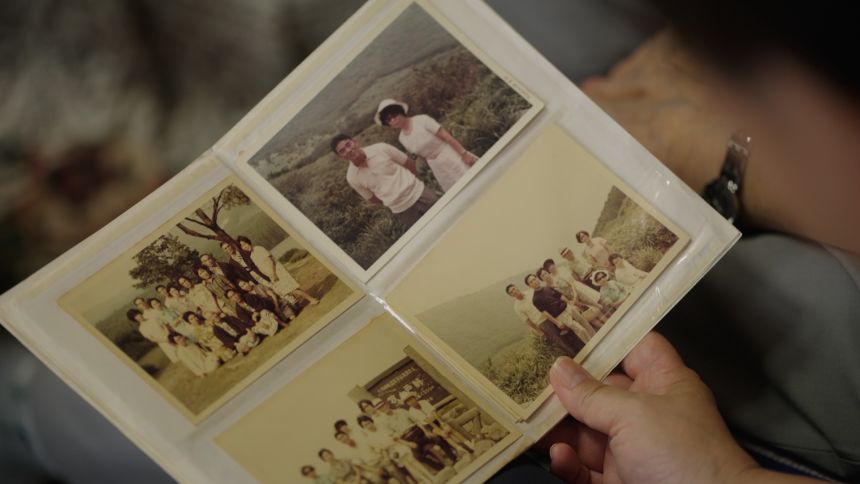 She married a fellow survivor a year after WWII, hoping for a new beginning.