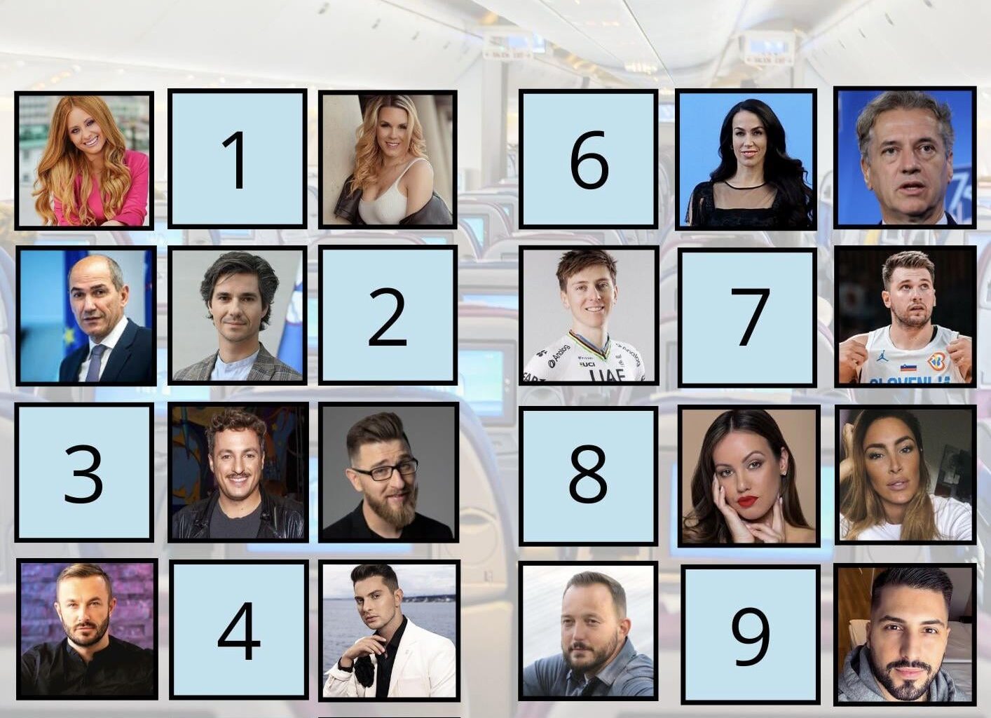 Kateri sedež izbeš?