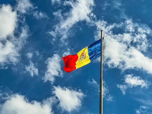 moldova digital nomad visa - moldova flag