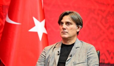 Head Coach of Turkish National Football team Vincenzo Montella speaks during an exclusive interview at the Riva Hasan Dogan National Teams Camp and Training Facilities ahead of the World Cup qualifiers in Istanbul, Türkiye, Aug. 17, 2025. (AA Photo)