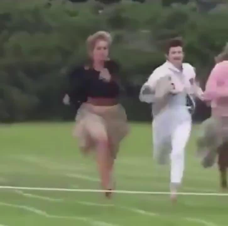 1991, Princess Diana breaking royal protocol by participating in a Mother's Day race